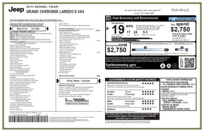 2015 Jeep Grand Cherokee Laredo