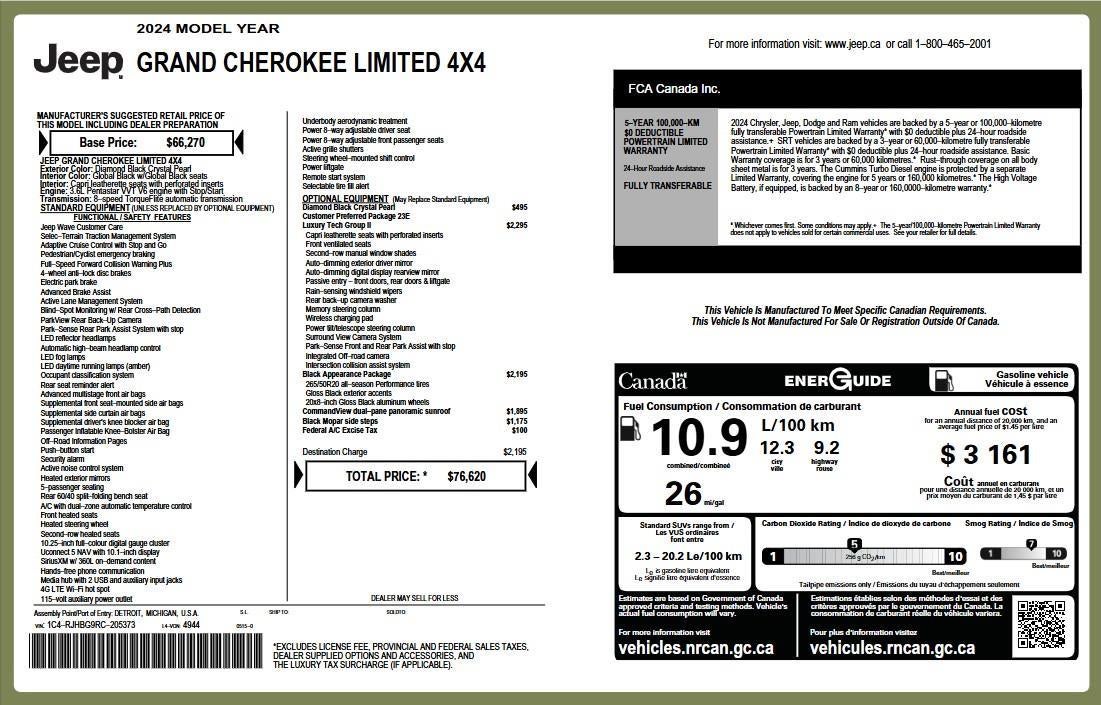 2024 Jeep Grand Cherokee Limited