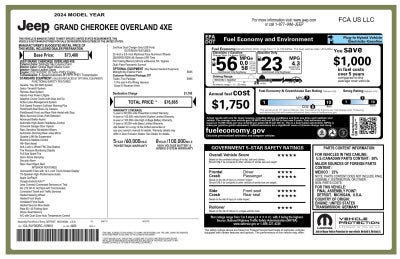 2024 Jeep Grand Cherokee 4xe Overland