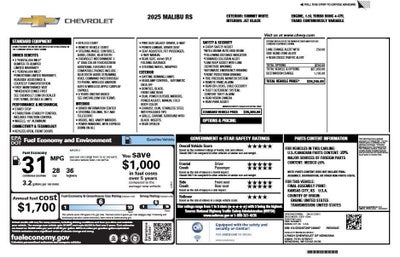2025 Chevrolet Malibu RS