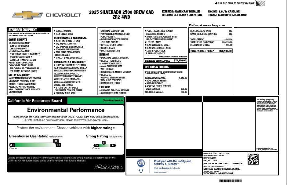2025 Chevrolet Silverado 2500 HD ZR2