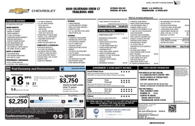 2020 Chevrolet Silverado 1500 LT Trail Boss