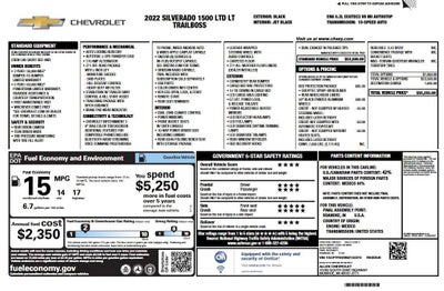 2022 Chevrolet Silverado 1500 LTD LT Trail Boss