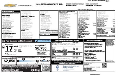 2020 Chevrolet Silverado 1500 LTZ