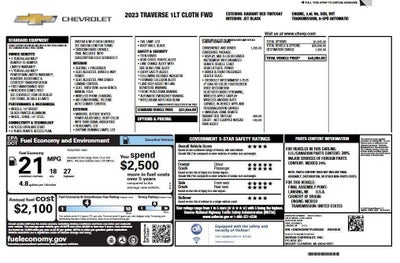 2023 Chevrolet Traverse LT Cloth