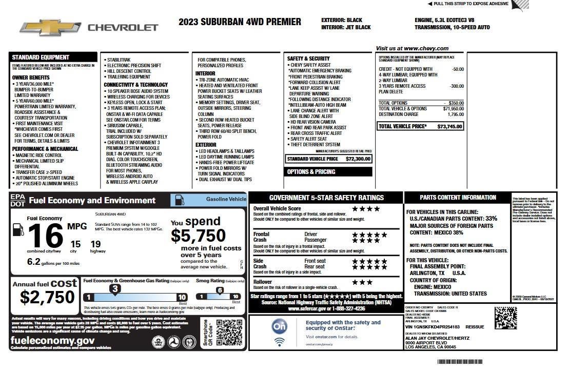 2023 Chevrolet Suburban Premier
