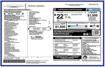 2022 Chrysler Pacifica Touring L