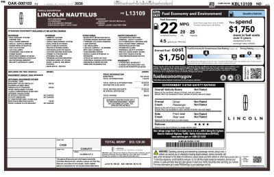 2019 Lincoln Nautilus Reserve