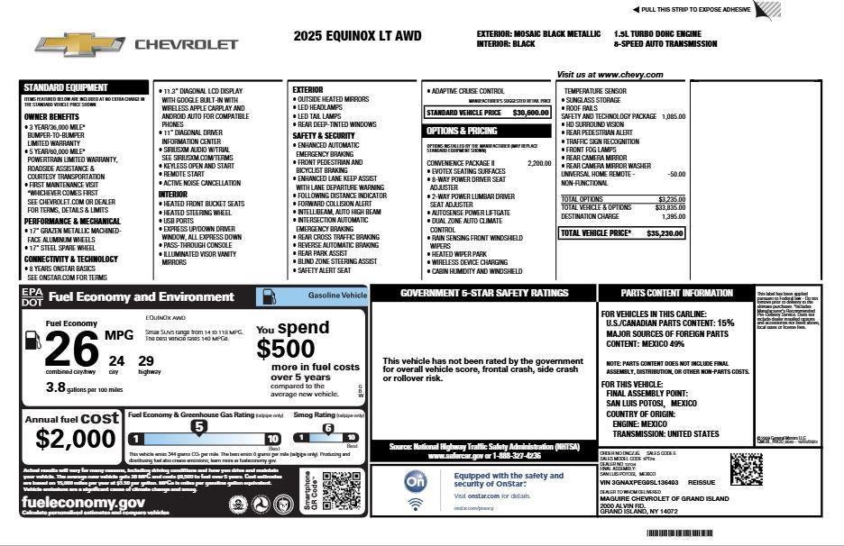 2025 Chevrolet Equinox LT