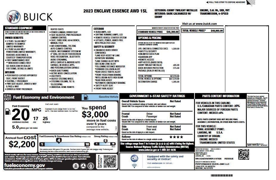 2023 Buick Enclave Essence