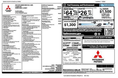 2023 Mitsubishi Outlander PHEV SEL S-AWC