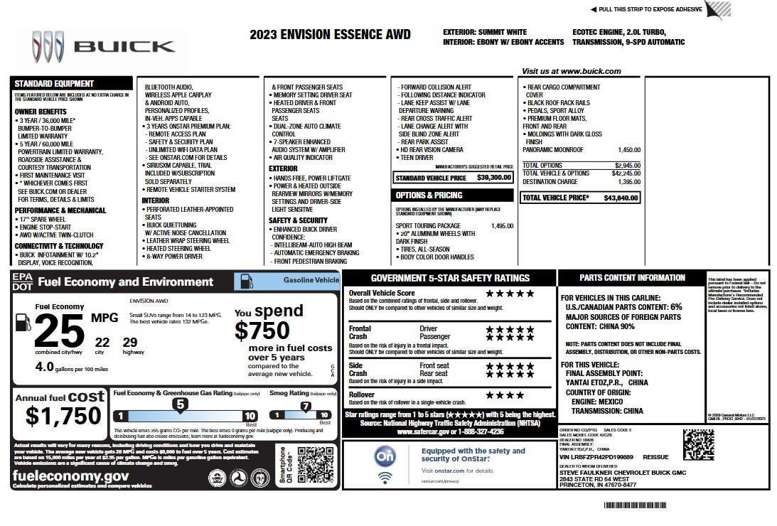 2023 Buick Envision Essence