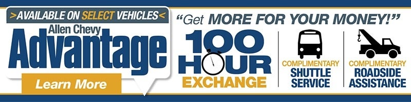 Allen Chevy Advantage banner