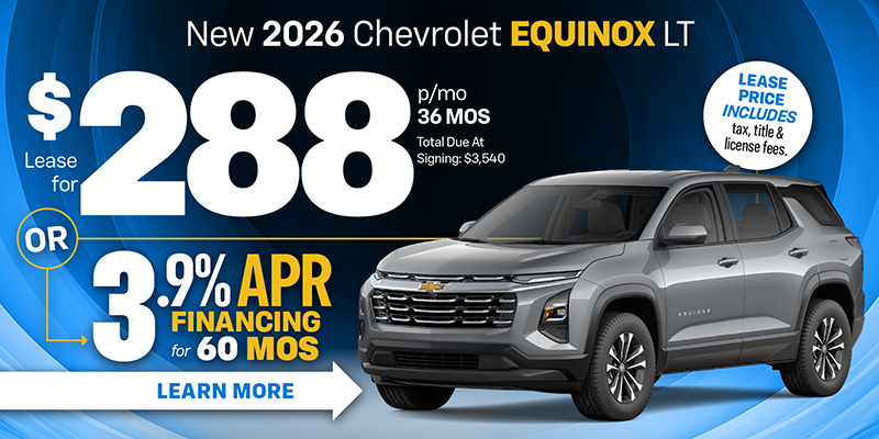 New 2026 Chevrolet Equinox LT
