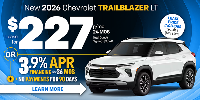New 2026 Chevrolet Trailblazer