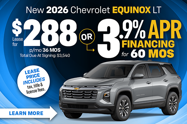 New 2026 Chevrolet Equinox LT