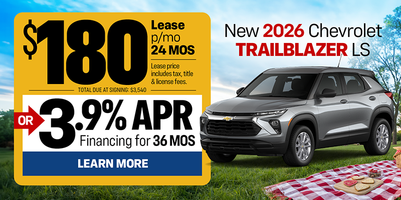 New 2026 Chevrolet Trailblazer