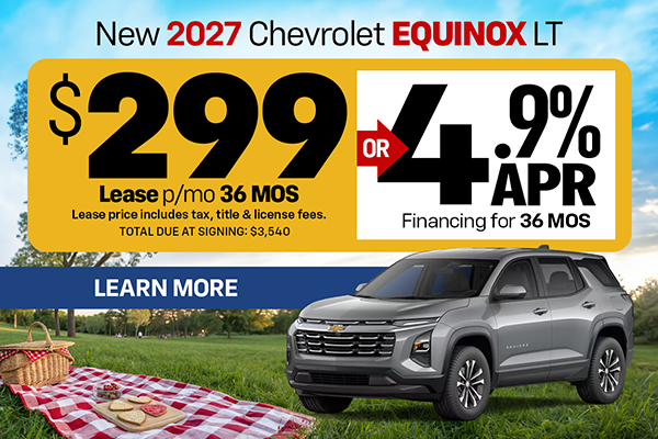 New 2027 Chevrolet Equinox