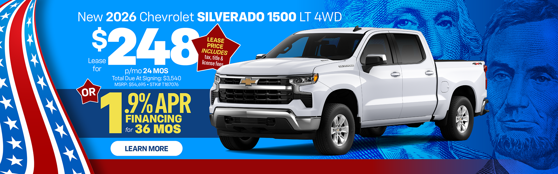 New 2026 Chevrolet Silverado Crew Cab LT