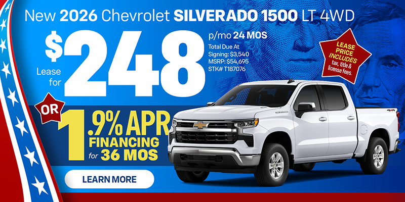 New 2026 Chevrolet Silverado 1500 LT