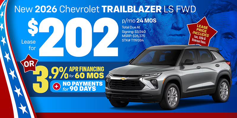 2026 Chevy Trailblazer