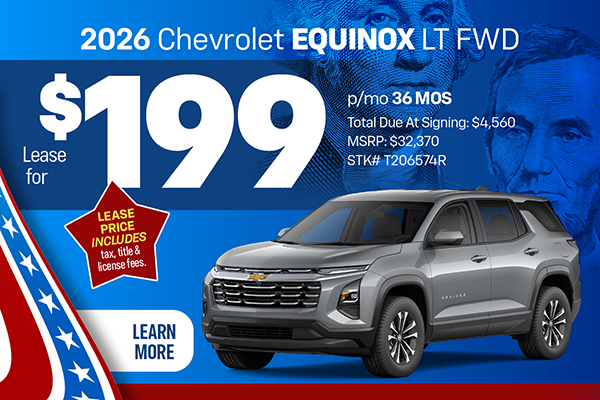 New 2026 Chevrolet Equinox LT