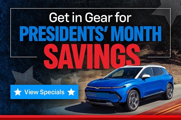 Presidents' Month Savings