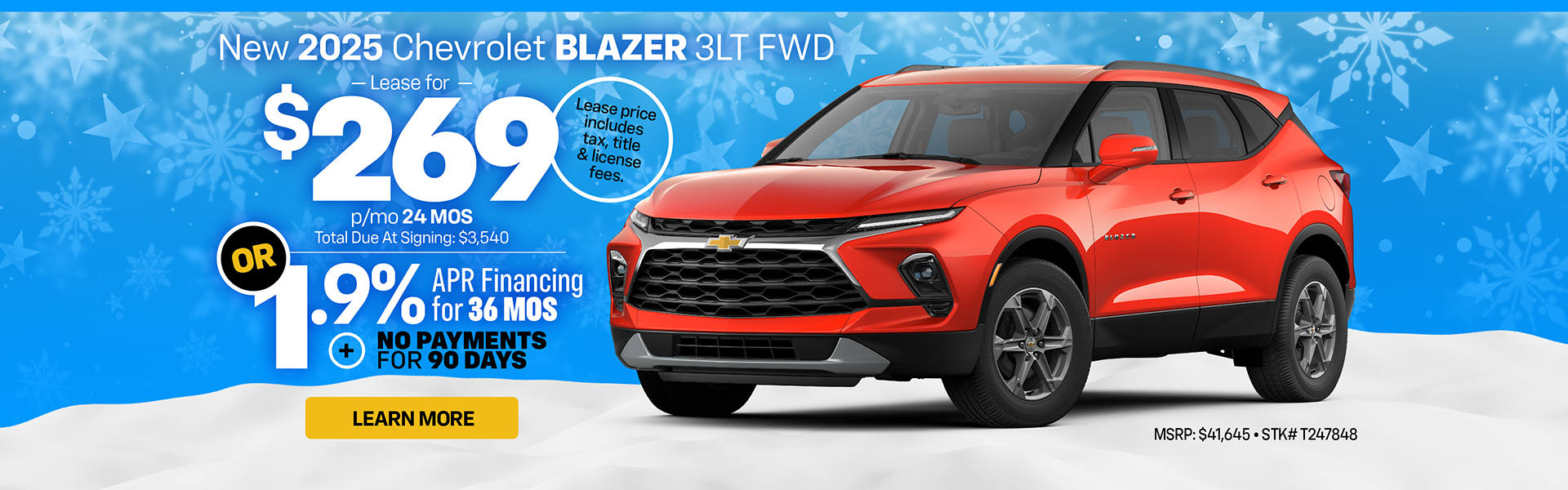 New 2025 Chevrolet Blazer 2LT AWD