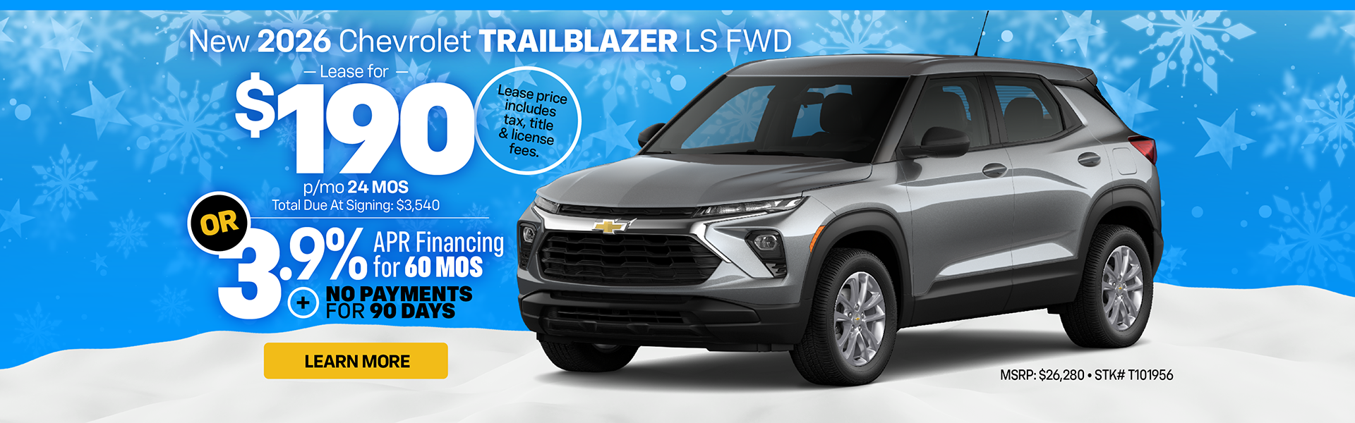 New 2026 Trailblazer