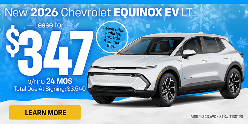 New 2026 Chevrolet Equinox EV LT