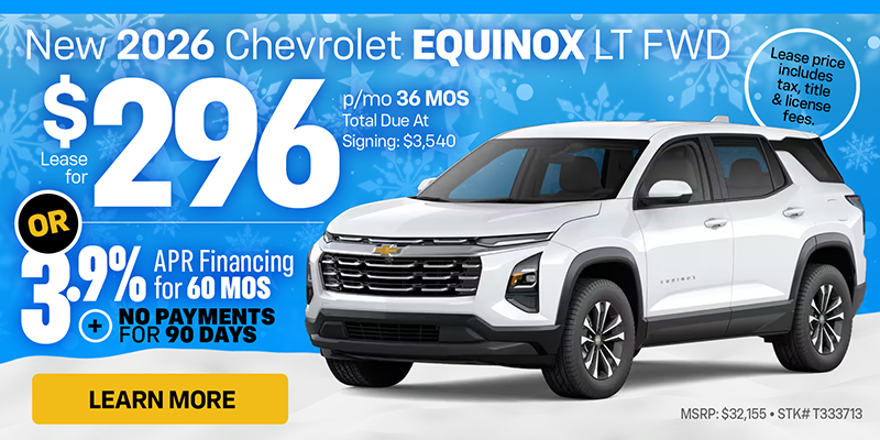 New 2026 Chevrolet Equinox LT