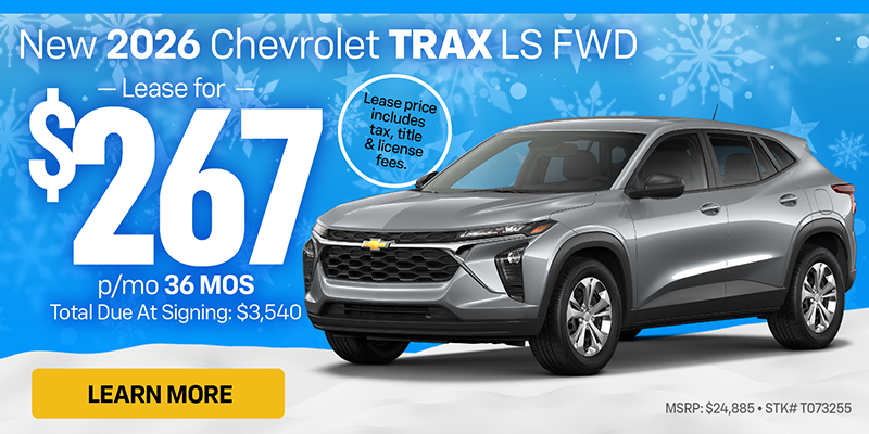 New 2026 Chevrolet Trax LS
