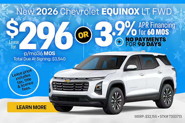 New 2026 Chevrolet Equinox LT