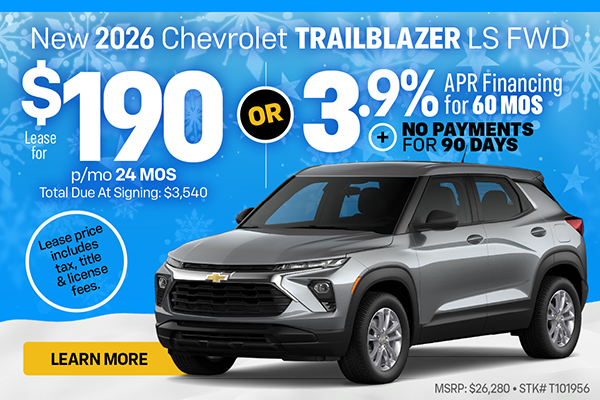 New 2026 Trailblazer