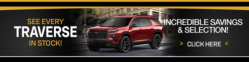 Chevy Traverse Inventory Banner