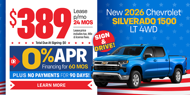 New 2026 Chevrolet Silverado 1500