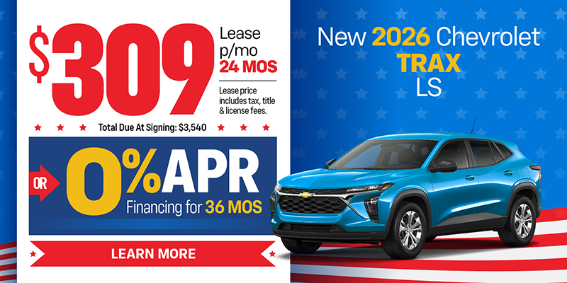 New 2026 Chevrolet Trax