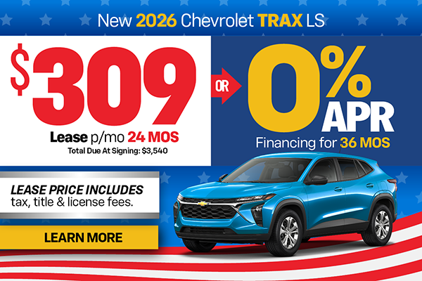 New 2026 Chevy Trax