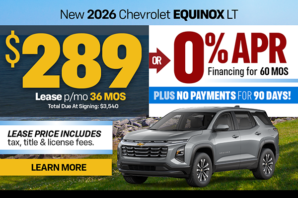 New 2026 Chevrolet Equinox