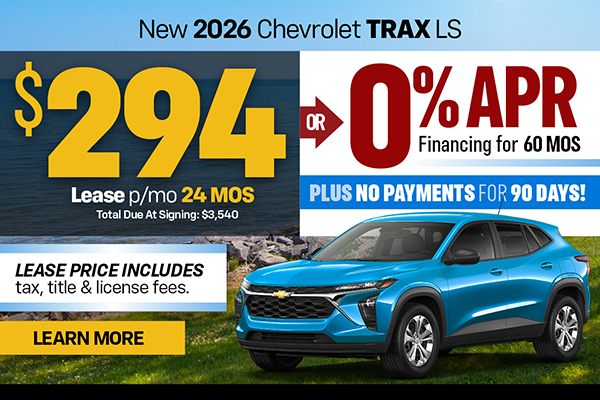 New 2026 Chevy Trax