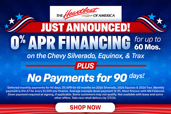 0% APR Fnancing + No Payments