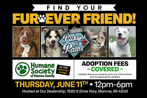 Pickups for Paws Event