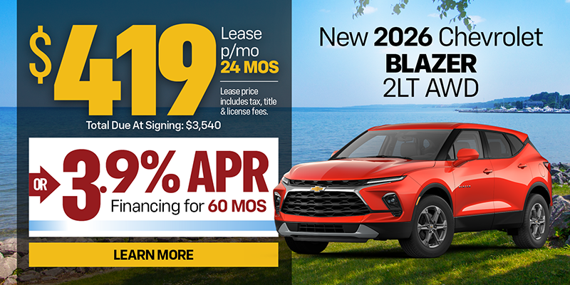 New 2026 Chevrolet Blazer