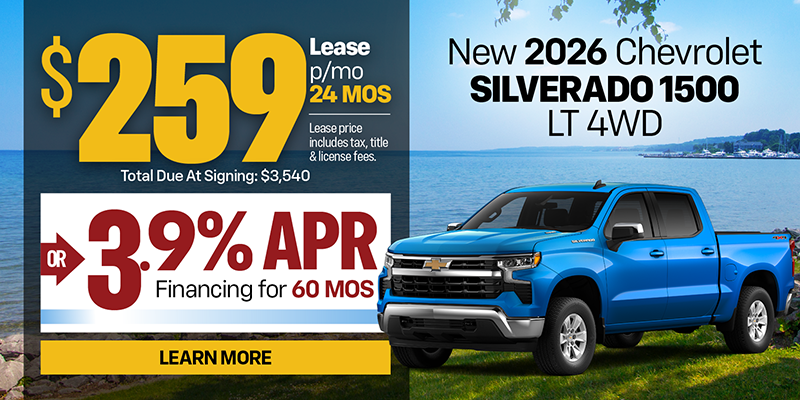 New 2026 Chevrolet Silverado 1500