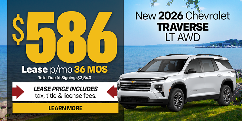 New 2026 Chevrolet Traverse