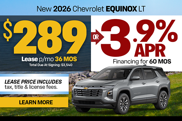 New 2026 Chevrolet Equinox