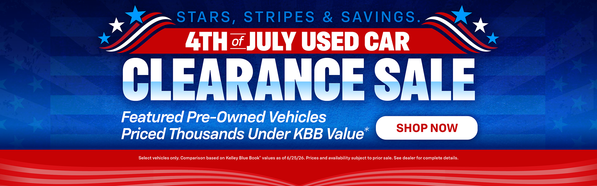 4th Of July Savings