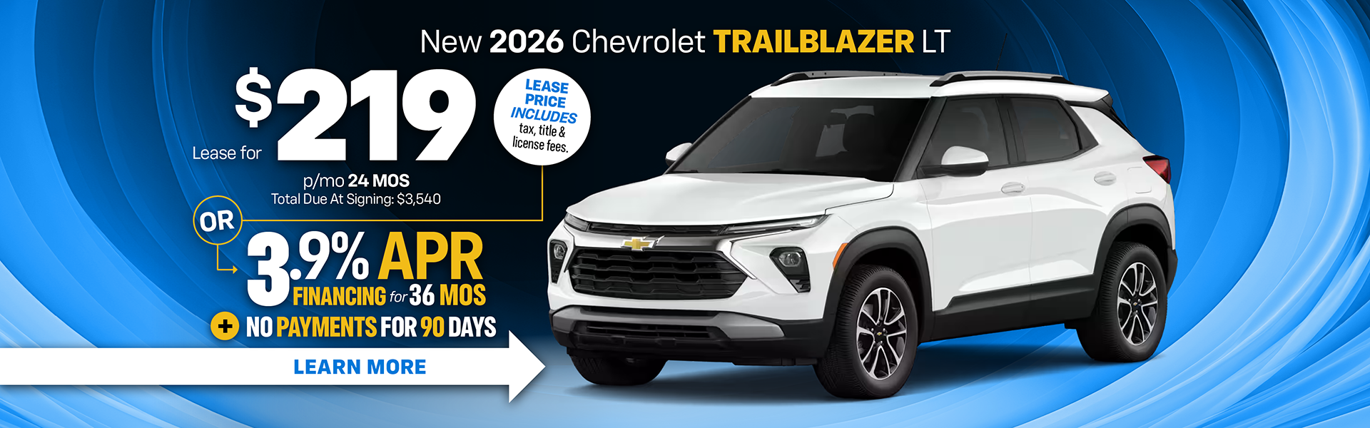 New 2026 Chevrolet Trailblazer