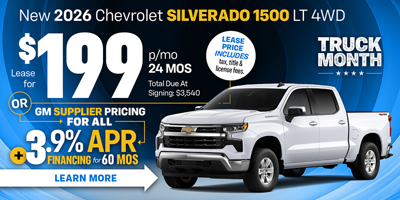 New 2026 Chevrolet Silverado 1500 LT