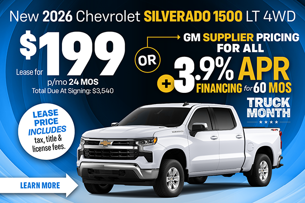 New 2026 Chevrolet Silverado Crew Cab LT
